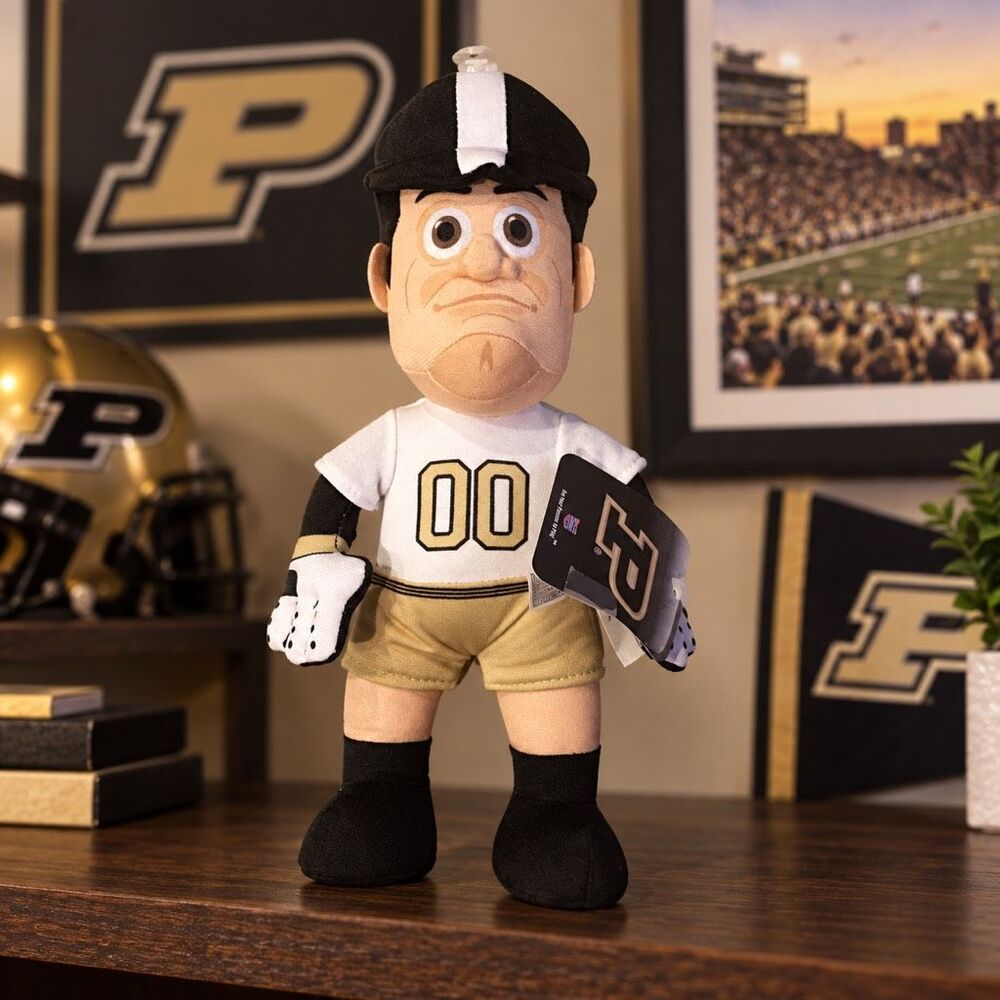 Purdue Pete Boilermakers 9” Mascot Plush Doll Forever Collectibles NCAA NWT